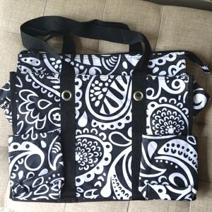 Thirty one zip top organizing utility tote